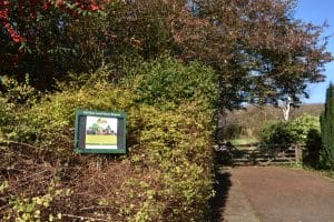 The entrance to Hill Rise