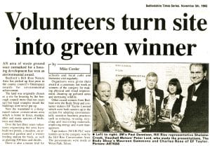 Hill Rise wins Green Space Award 1993